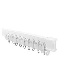 Seals Flexible Curtain Rail White