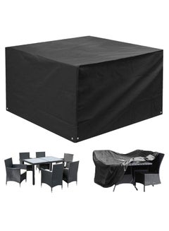 Waterproof Patio Furniture Cover Black 200 x 160 x 70cm - v1576528421/N32555702A_1