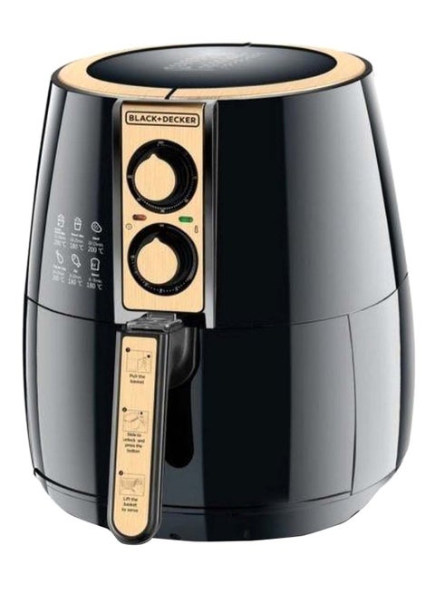 قلاية هوائية إيروفري 4 L 1500 W AF300-B5 أسود/ذهبي