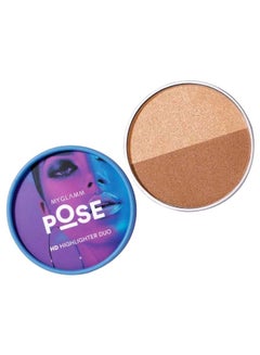 MyGlamm Pose HD Duo Highlighter 001 Rose Gold/Champagne  - Image 1