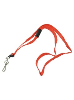 100-Piece Badge Lanyard Set With Clip Red