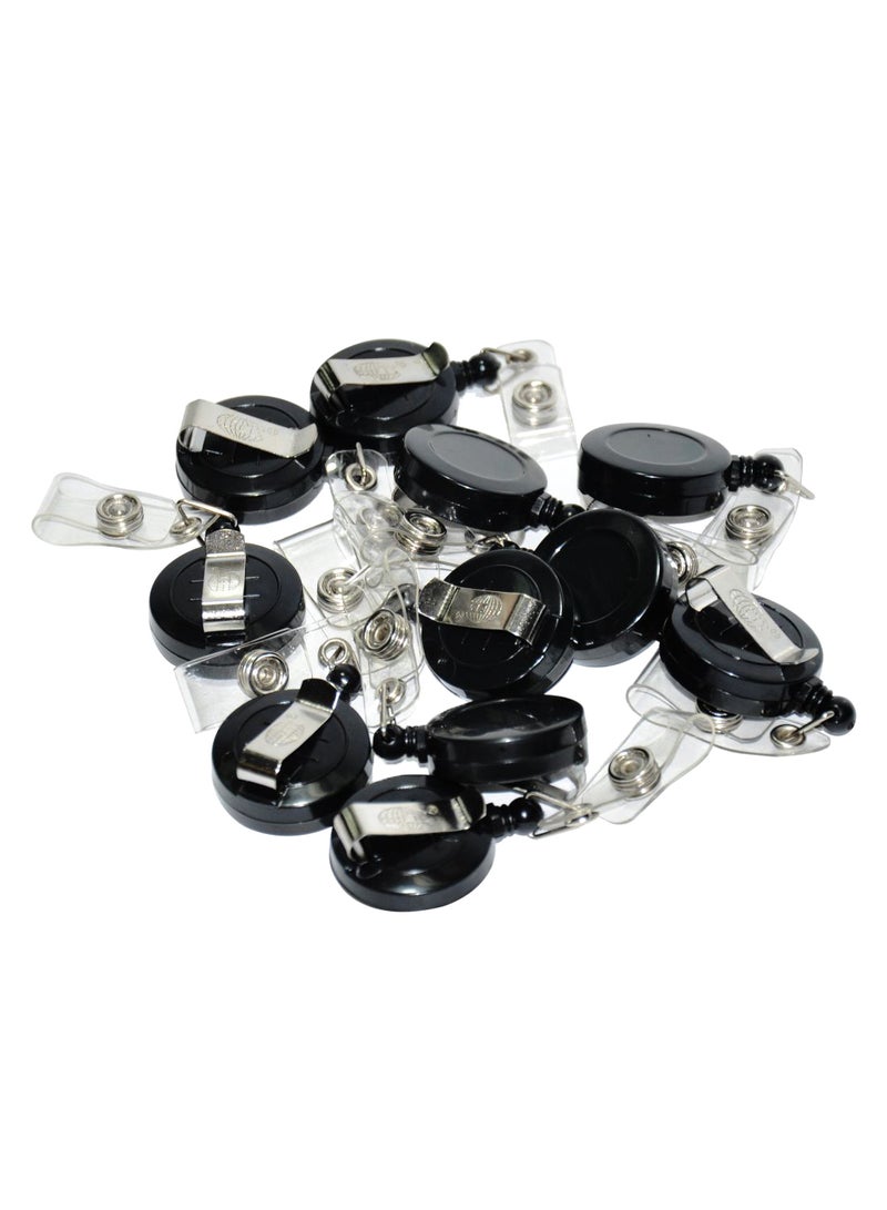 إف اي أس  مجموعة بكرات شارات من 25 قطعة أسود / شفاف - Image 2