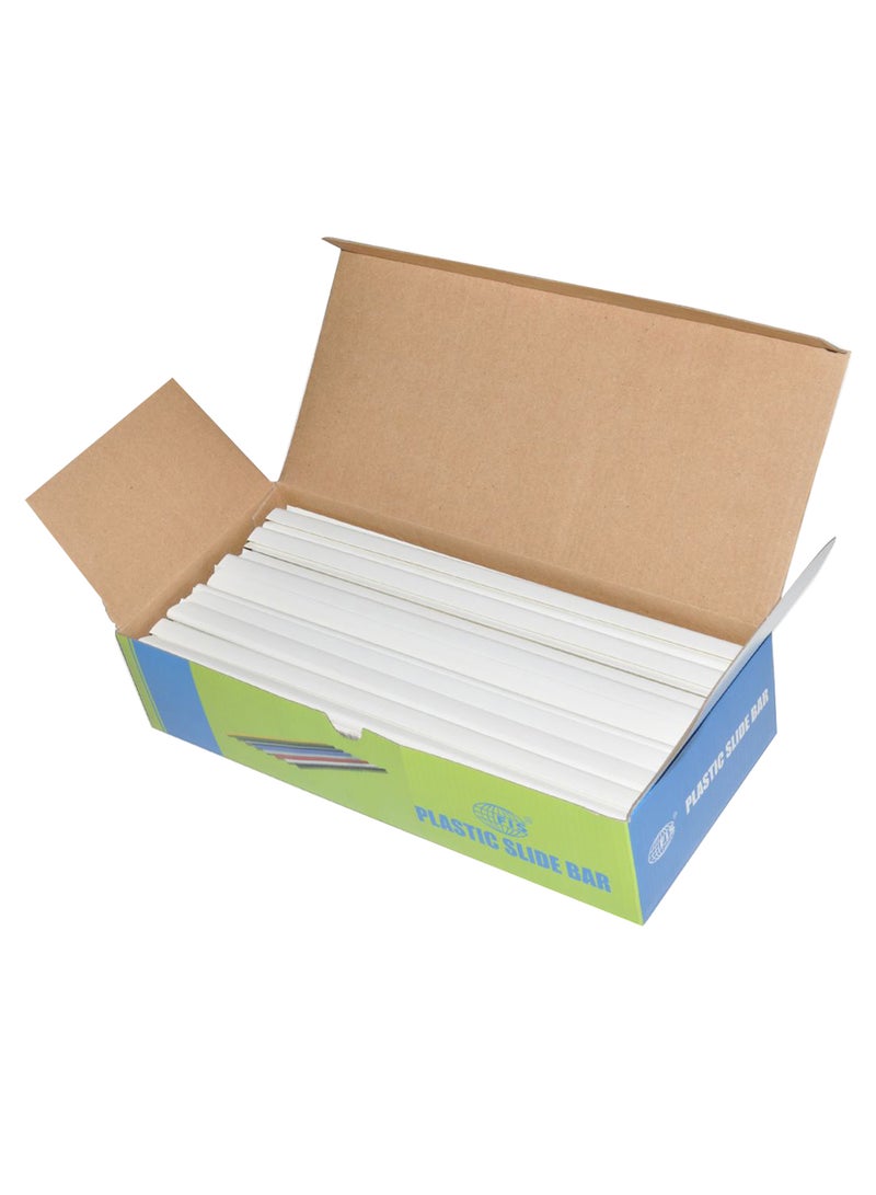 إف اي أس  مجموعة أشرطة منزلقة من 100 قطعة أبيض - Image 1