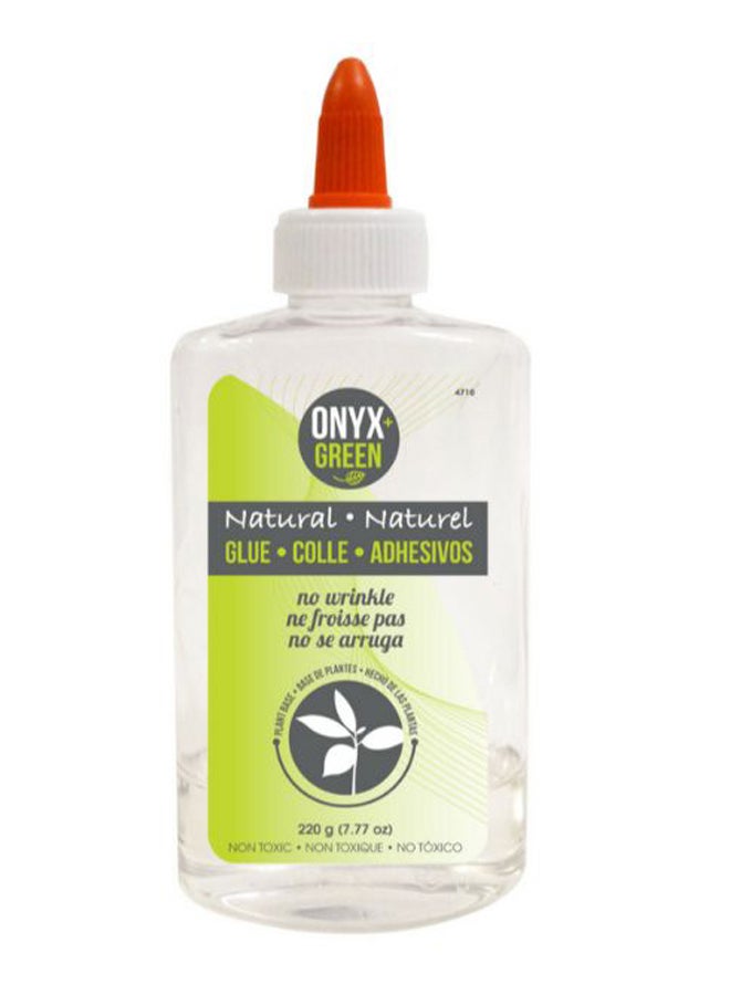 صمغ سائل مصنوع من صمغ نباتي بحجم 7.7 أوقية، غير سام صديق للبيئة شفاف