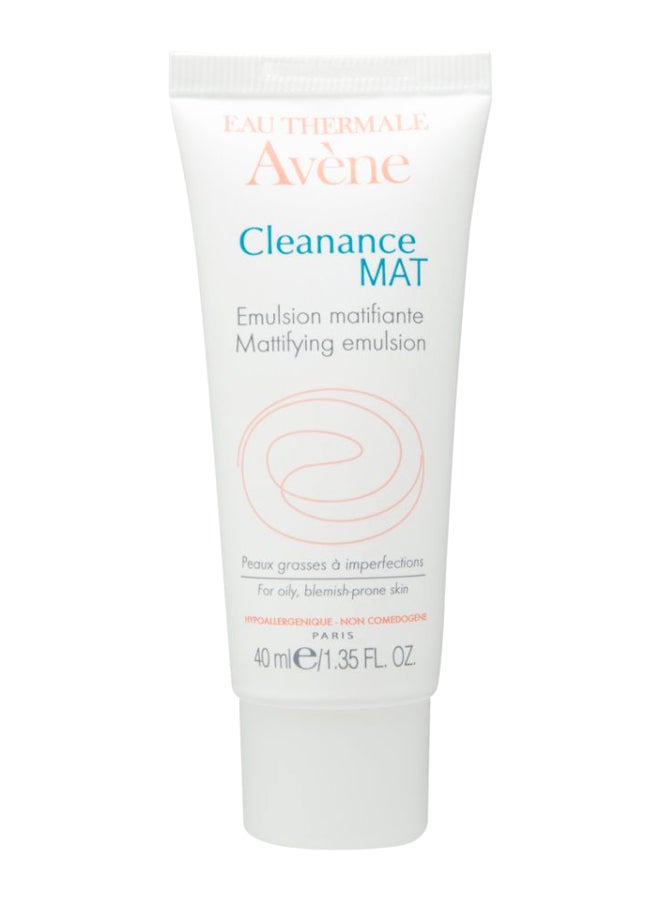 Avene - Cleanance Mat Mattifying Emulsion Cream White 40ml - Image 1