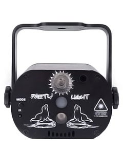 Generic 60-Pattern Disco LED Stage Light Black 