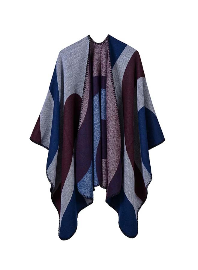 Generic - Vintage Cashmere Feel Front Open Cardigan Multicolour - Image 1