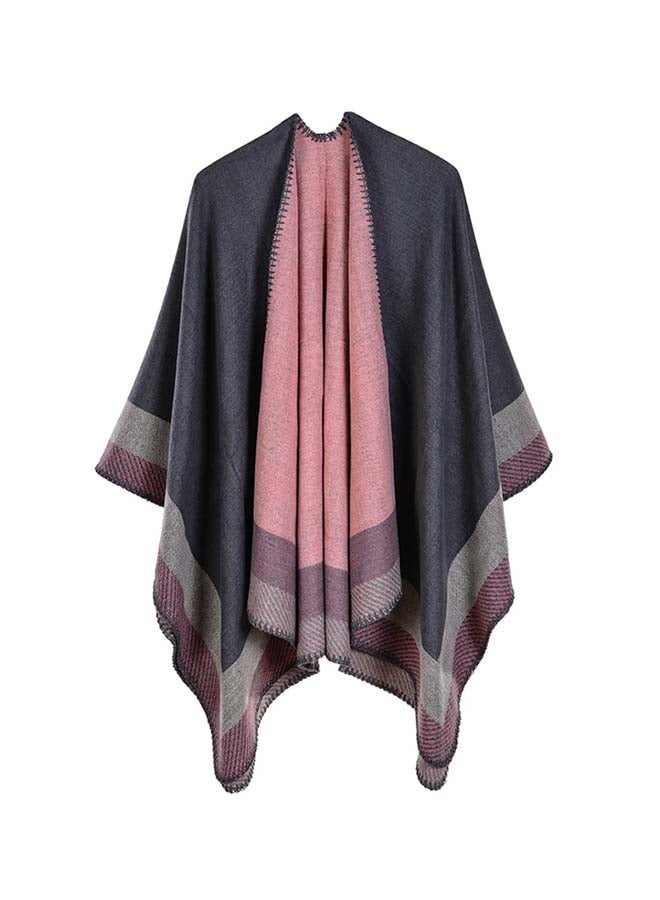 Cashmere Feel Winter Poncho Multicolour - v1576575931/N32256881V_1