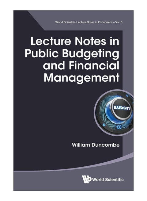 Lecture Notes In Public Budgeting And Financial Management paperback english - 43269