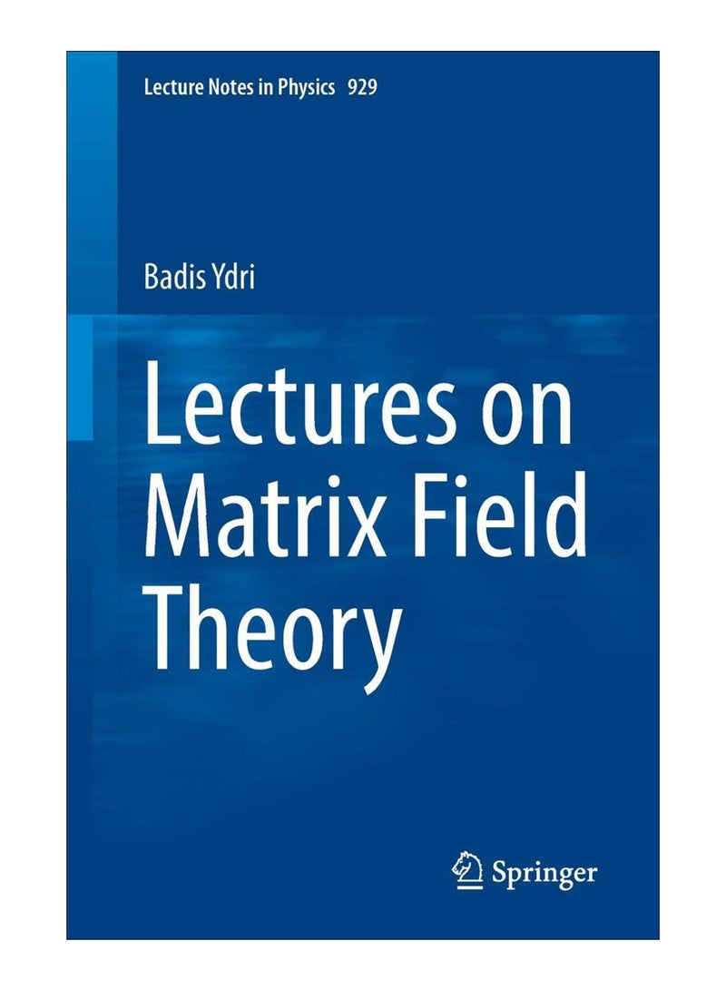 Lectures On Matrix Field Theory paperback english - 42704 - v1576578407/N32631475A_1