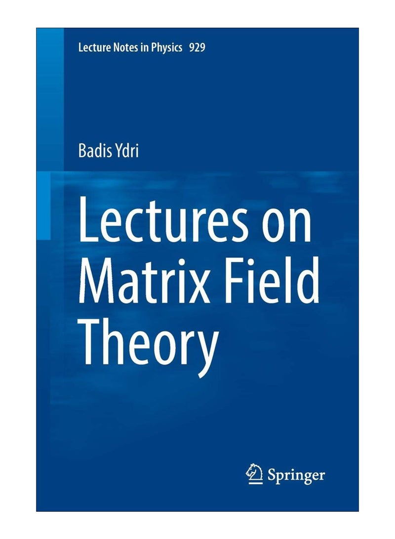 null - Lectures On Matrix Field Theory paperback english - 42704 - Image 1