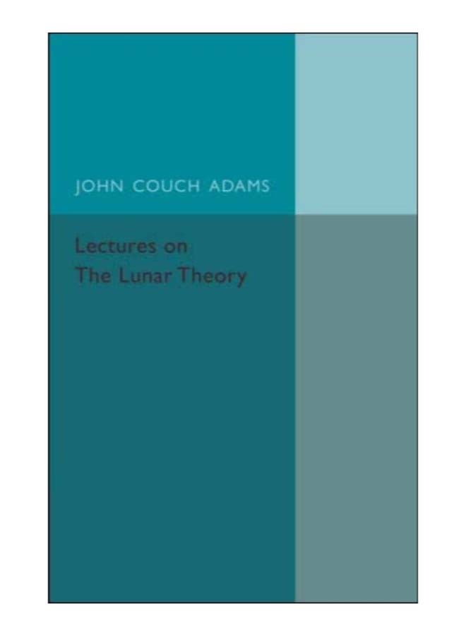 Lectures On The Lunar Theory paperback english - 42292