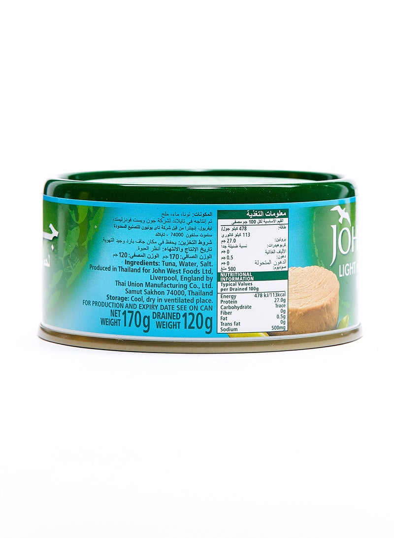 John West Light Meat Tuna Solid In Water 170grams - Image 2