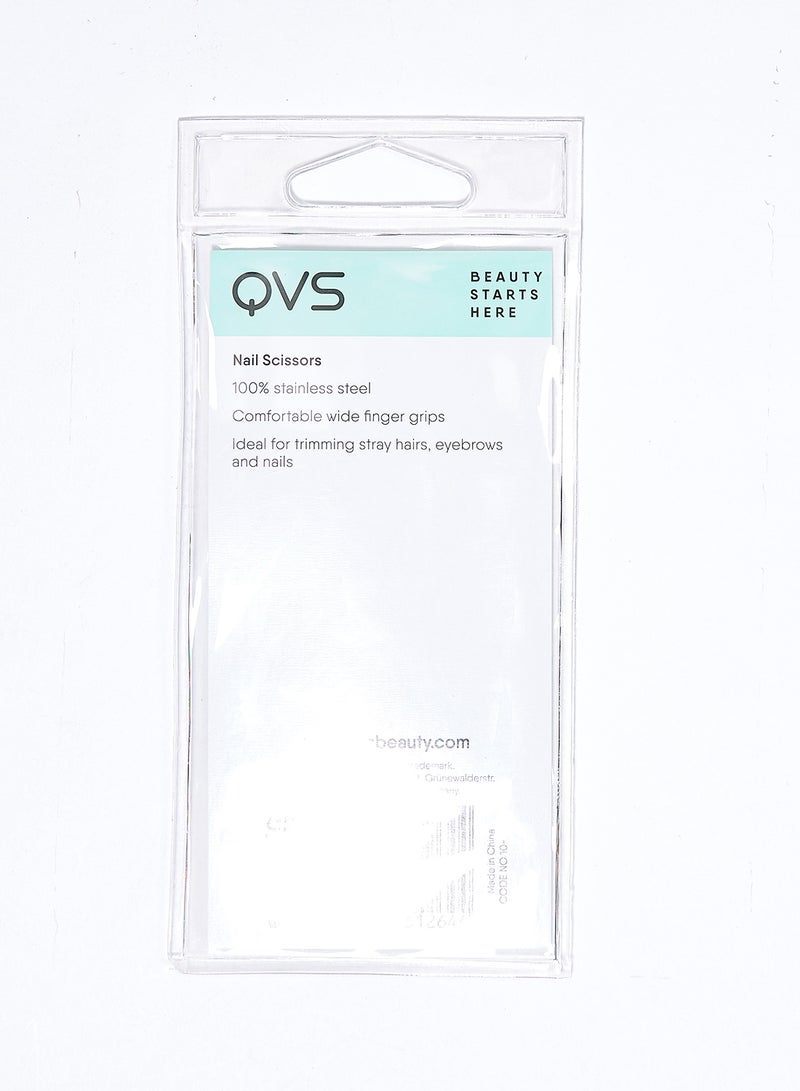 QVS Nail Scissor Silver  - Image 2