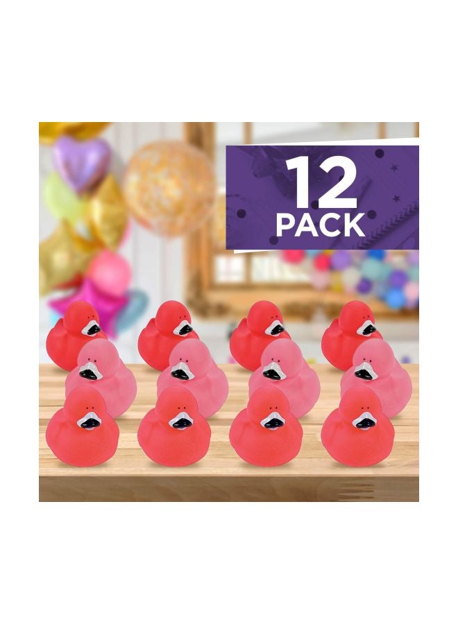 Fun Express 12-Piece Flamingo Rubber Duckies Set SG_B007D57P0I_US 2inch - Image 3