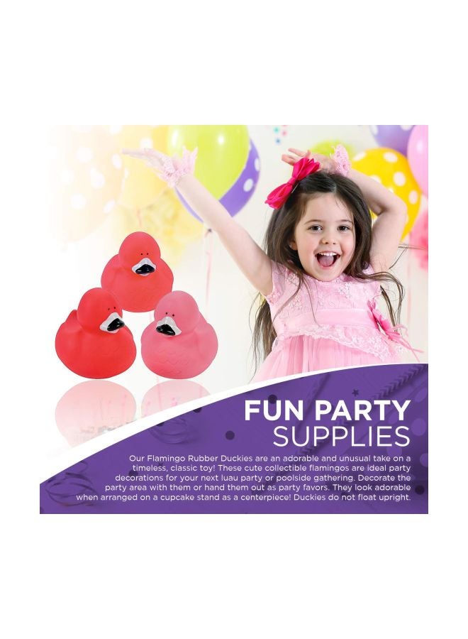 Fun Express 12-Piece Flamingo Rubber Duckies Set SG_B007D57P0I_US 2inch - Image 2