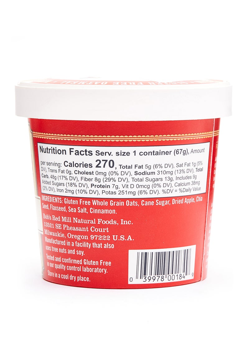 Bob's Red Mill Oatmeal Apple And Cinnamon 67g - Image 3