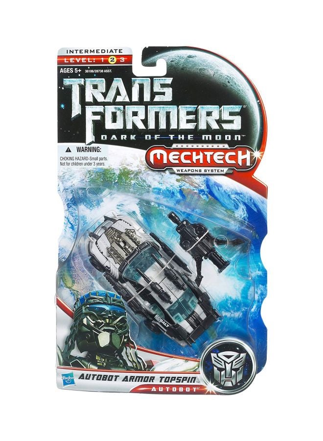 Transformers Dark Of The Moon Mechtech Autobot Topspin Action Figure