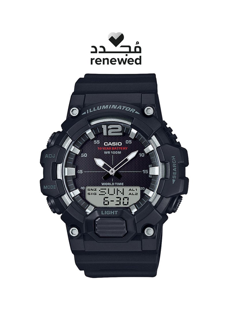 كاسيو مُجدد - ساعة يد رقمية وبعقارب مقاومة للماء طراز HDC-700-1AVEF للرجال - Image 1