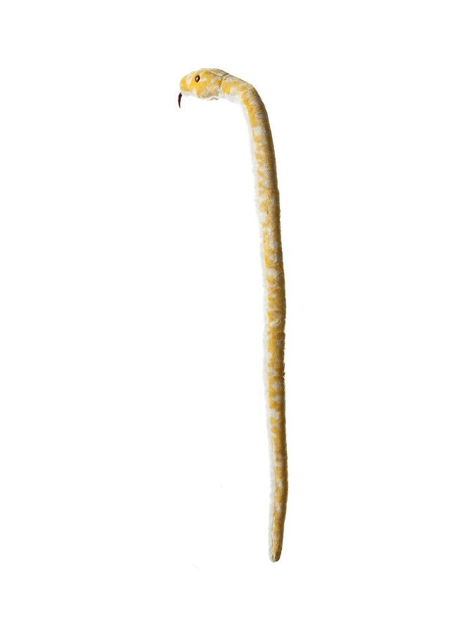 AURORA - Albino Burmese Python Plush Toy 50inch - Image 1