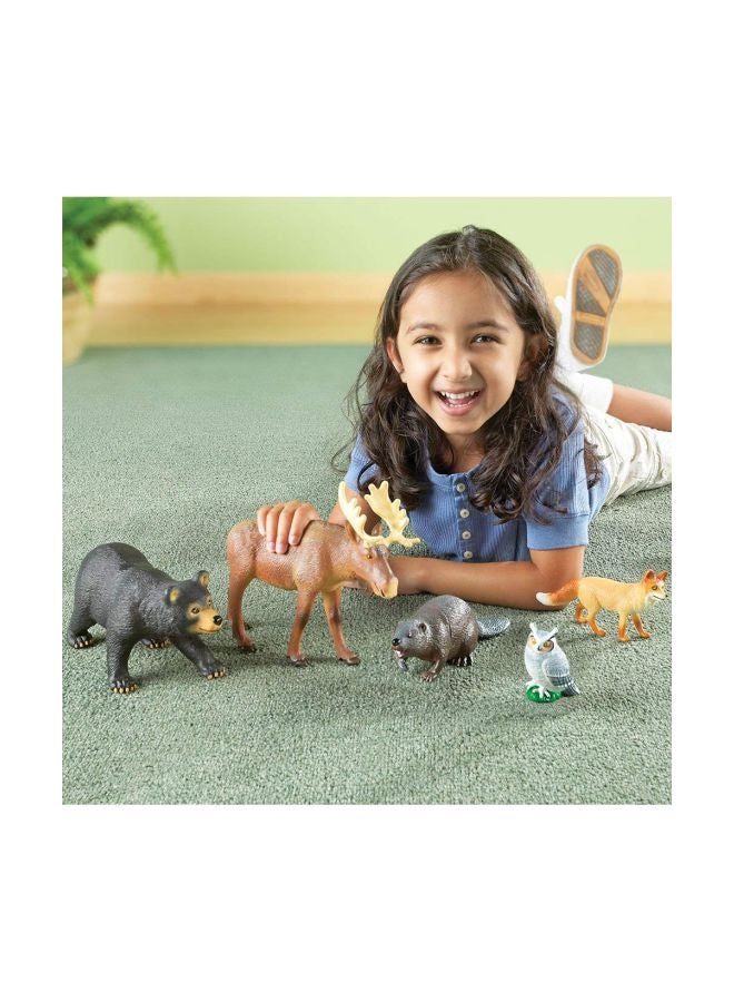 Learning Resources 5-Piece Jumbo Forest Animal Toy Set LER0787 - Image 2