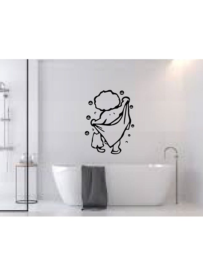 سبويل يور وول - ملصق جداري للحمام أسود 70x90Ø³Ù†ØªÙŠÙ…ØªØ± - Image 1