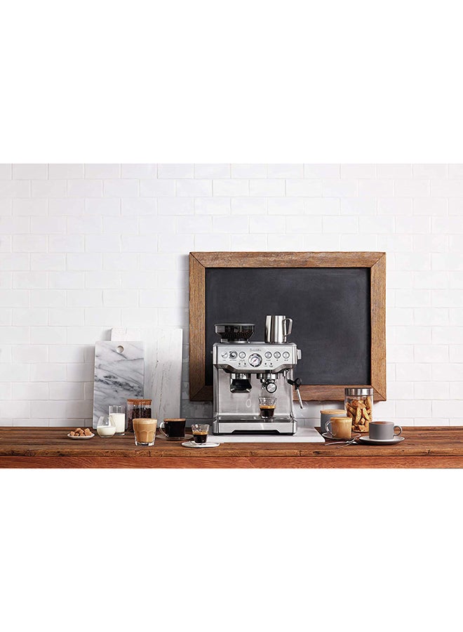 Breville - 6-Cup Espresso Maker (International Version) 1700 W BES870XL Silver - Image 1