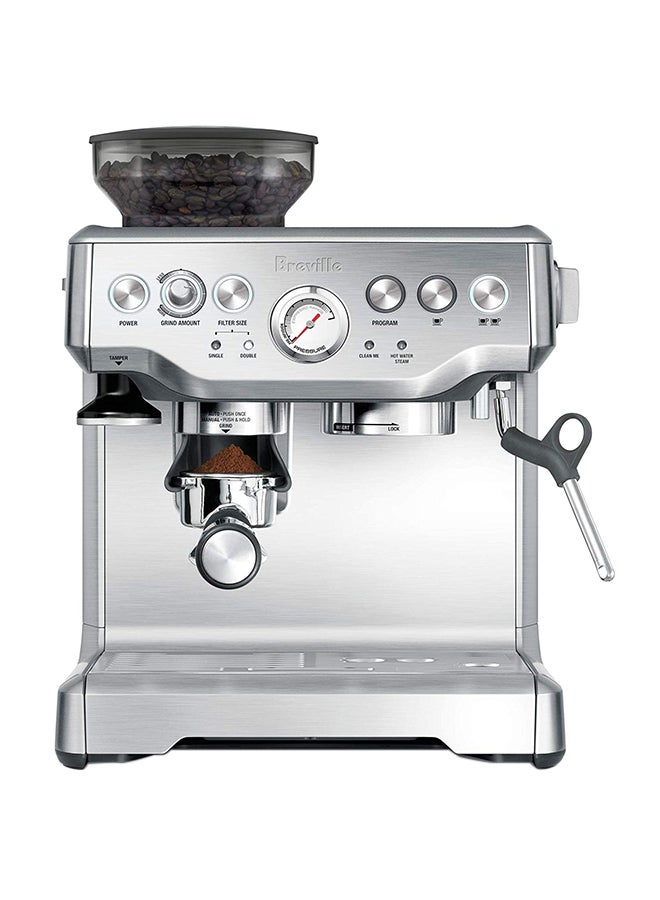 Breville - 6-Cup Espresso Maker (International Version) 1700 W BES870XL Silver - Image 1