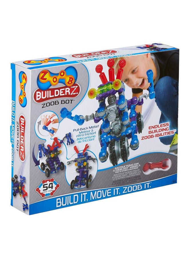 ZOOB 0Z14001 54-Piece BuilderZ Bot Modelling Toy Set 0Z14001 54 6+ Years - Image 3