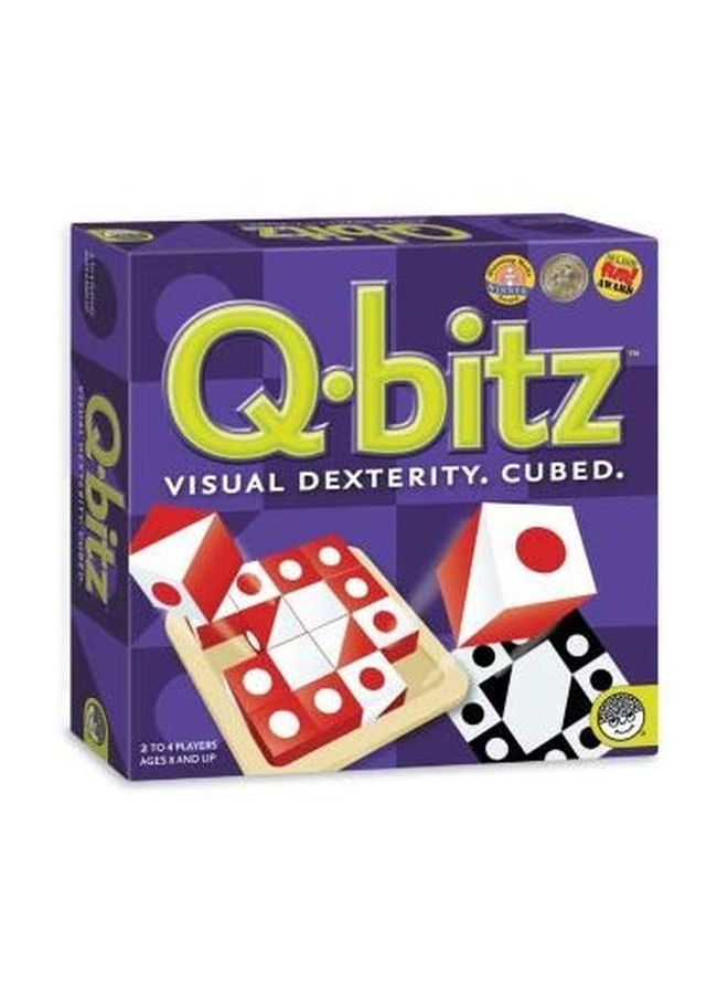 Q-Bitz Visual Dexterity Cubed Board Game