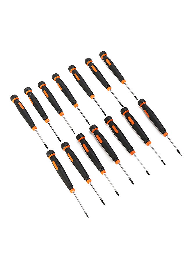 HORUSDY 14-Pieces Precision Screwdriver Set Orange/Black/Silver 10 x 7centimeter - Image 3