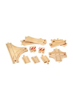 Brio 11-Piece Wooden Train Tracks 33307  - Image 1