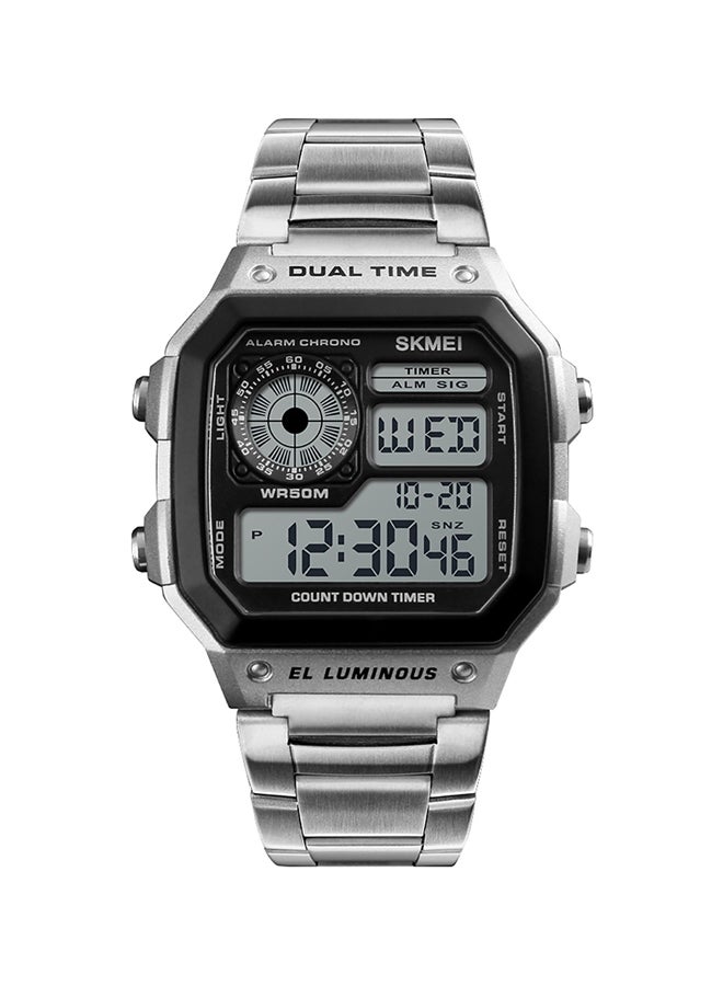 SKMEI unisex Stainless Steel Digital Wrist Watch skmei 1335  - Image 1