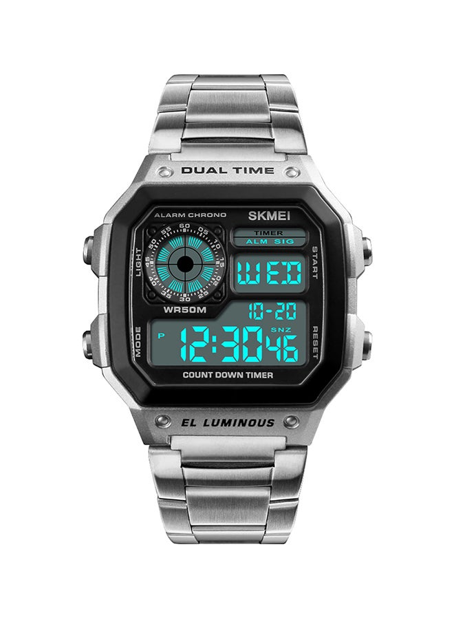 SKMEI unisex Stainless Steel Digital Wrist Watch skmei 1335  - Image 2