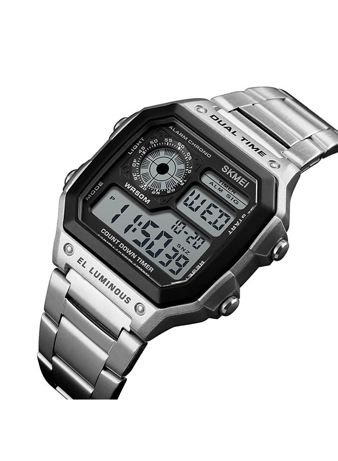 SKMEI unisex Stainless Steel Digital Wrist Watch skmei 1335  - Image 3