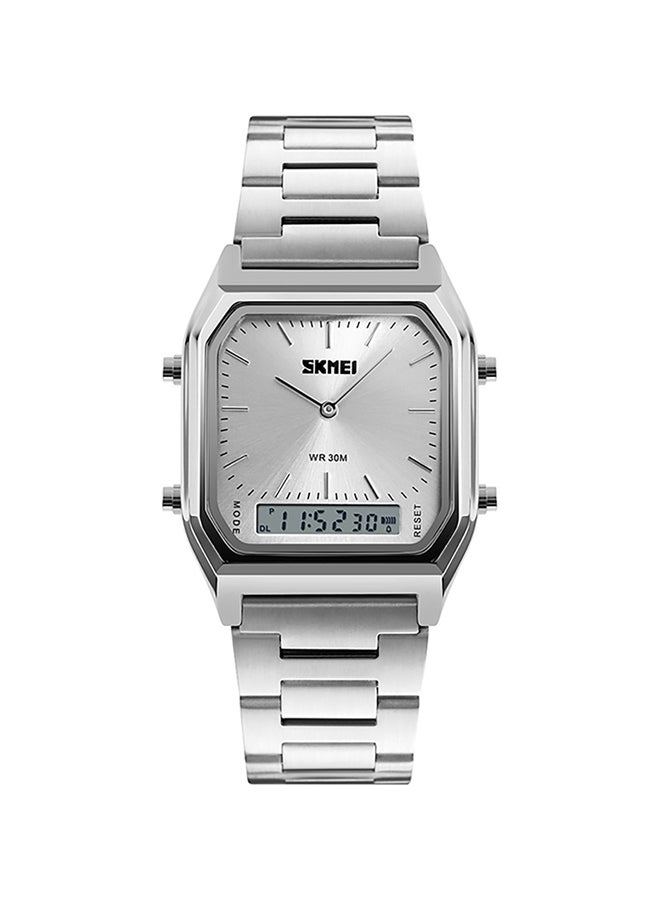 SKMEI Stainless Steel Analog Wrist Watch skmei 1220  - Image 1