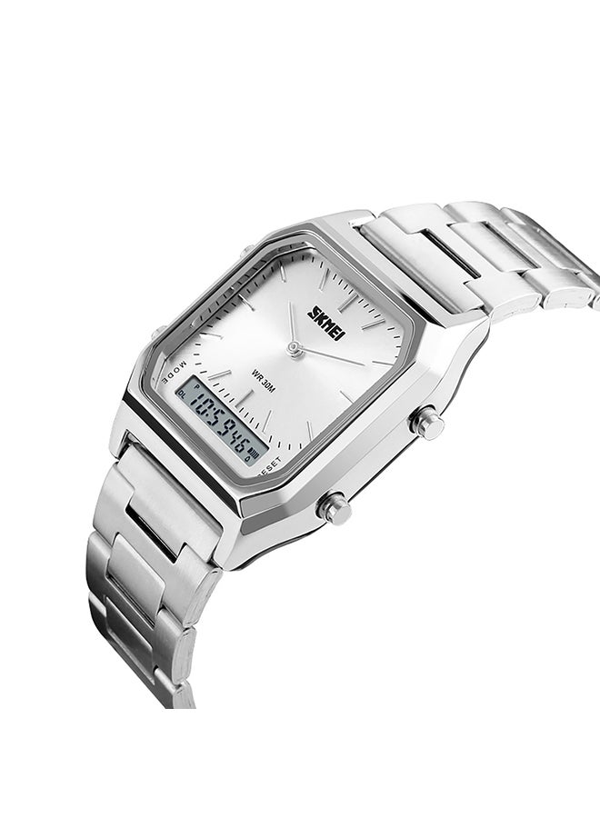 SKMEI Stainless Steel Analog Wrist Watch skmei 1220  - Image 3
