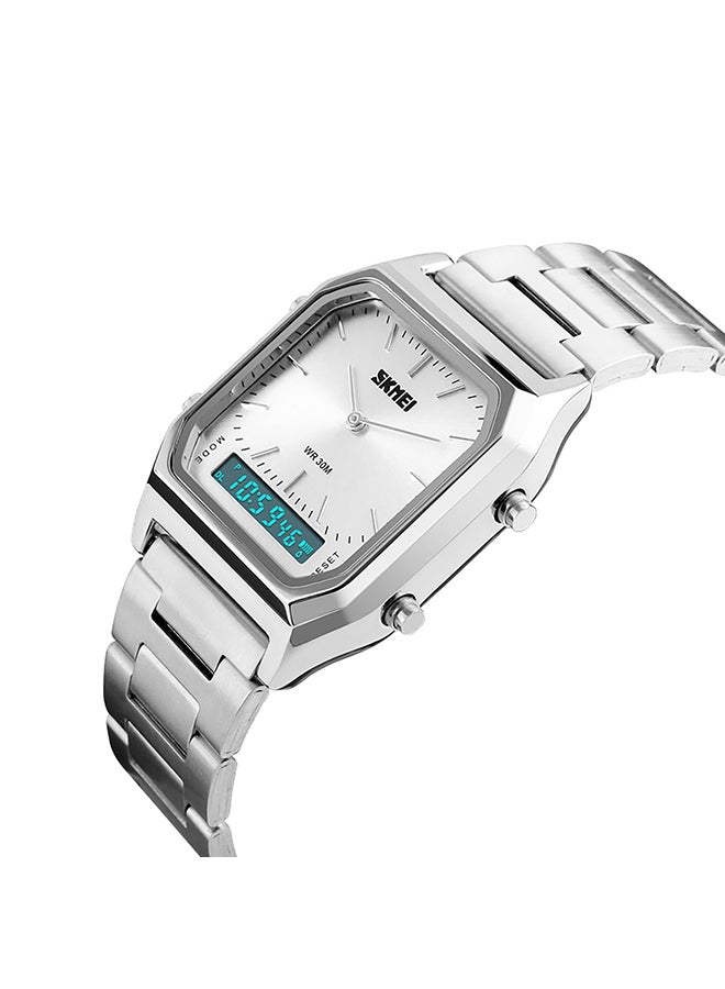 SKMEI Stainless Steel Analog Wrist Watch skmei 1220  - Image 4