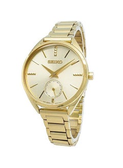 Seiko women Round Shape Stainless Steel Analog Wrist Watch - Gold - SRKZ50P1  - Image 1