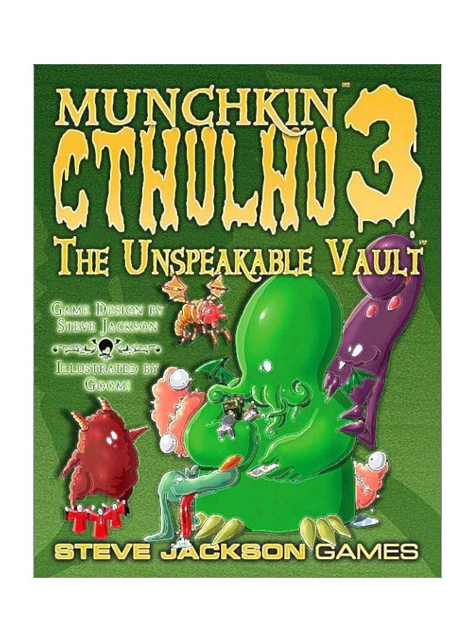 STEVE JACKSON GAMES - Munchkin Cthulhu 3 - The Unspeakable Vault Board Game - Image 1