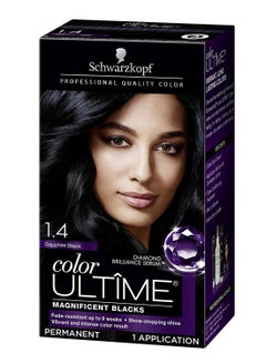 Color Ultime Permanent Hair Color 1.4 Sapphire Black