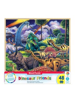 48-Piece Dinosaur Friends Wooden Puzzle - v1576602267/N32841344A_1