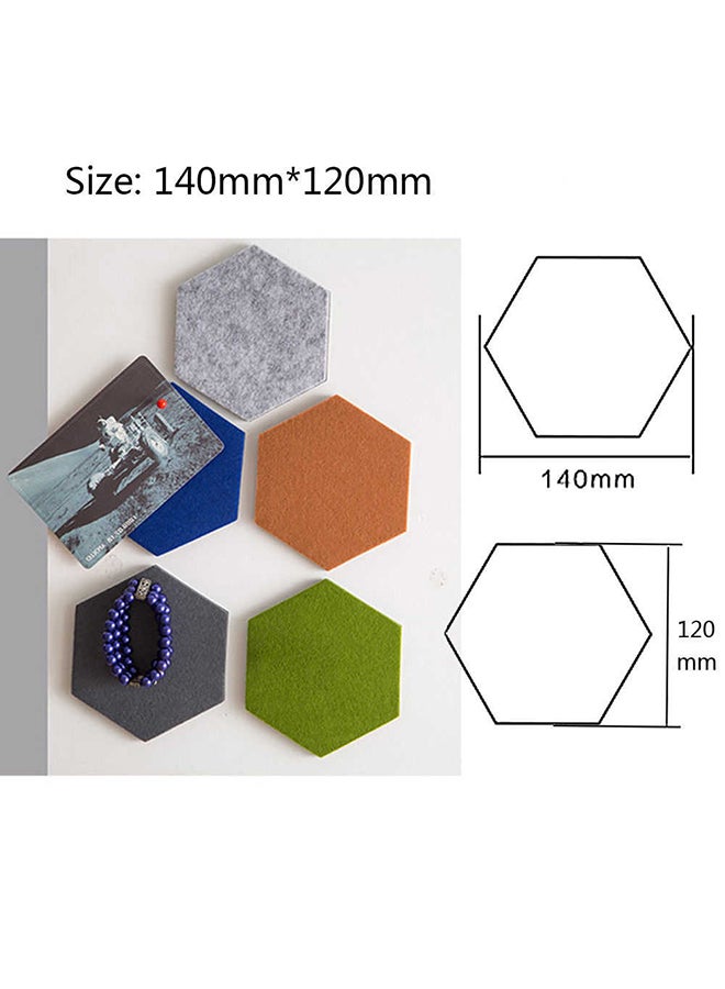 xiaowa 6-Piece Hexagonal Bulletin Board Multicolour - Image 3