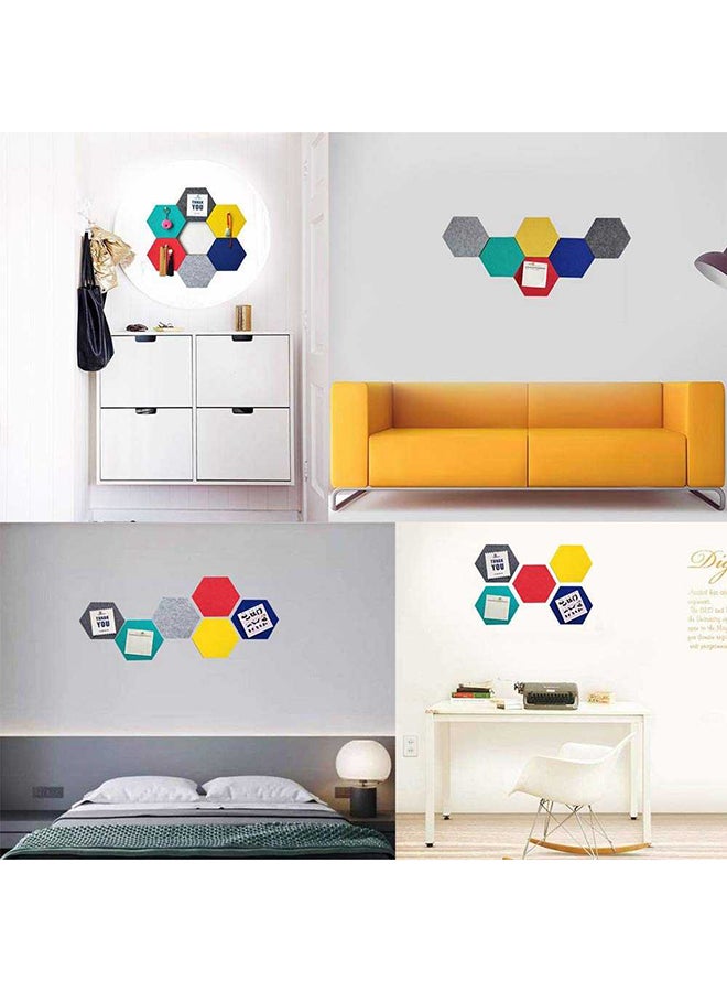 xiaowa 6-Piece Hexagonal Bulletin Board Multicolour - Image 4