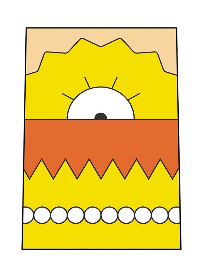 Boomah Accessories - Lisa Simpson Inspired Poster Multicolour 30x40cm - Image 1