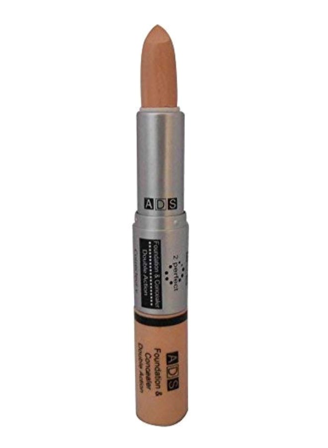 ADS 2-In-1 Liquid Foundation And Concealer Set Dark Beige - Image 1