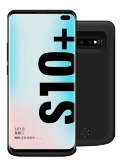6000.0 mAh Battery Charger Case Cover Power Bank For Samsung Galaxy S10 Plus Black