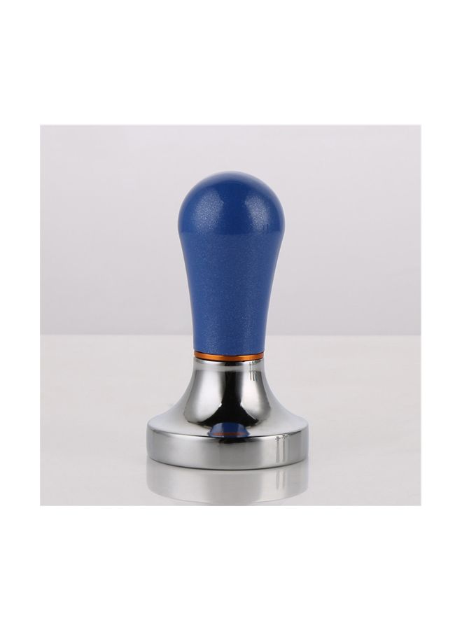 أداة دك القهوة لتحضير الإسبريسو أزرق / فضي 57مم - Image 5