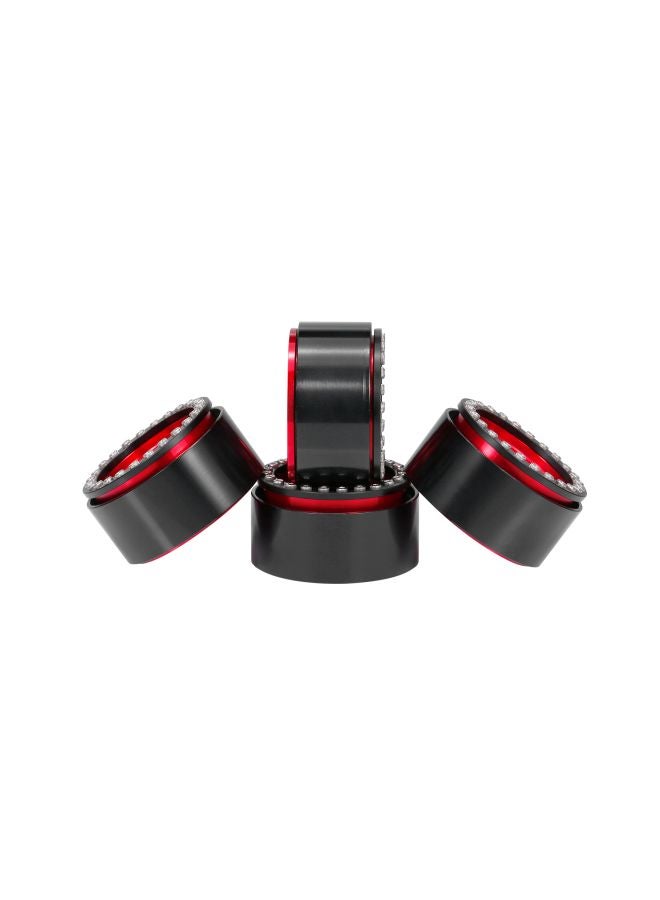 KKmoon 4-Piece Beadlock Wheel Rim Hub For 1/10 Traxxas Hsp Redcat Rc4wd Tamiya Axial SCX10 D90 HPI RC Car 1RM11943R  - Image 2