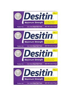 Desitin Pack Of 4 Maximum Strength Diaper Rash Paste 
